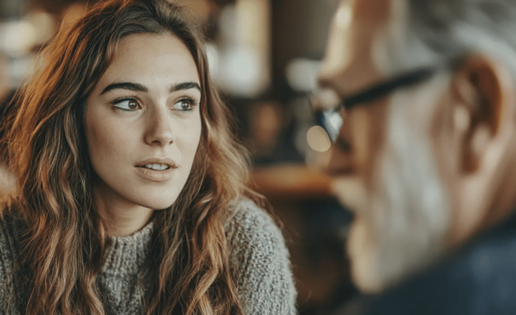 Med titeln mamma tog min plats på kaféet — hennes ansikte blev rött efter att jag lärde henne en lektion