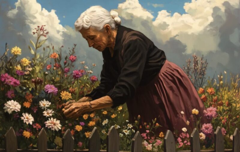 Min granne hällde cement över min blomsterträdgård för att bina irriterade honom - han förväntade sig aldrig återbetalning från "Sweet Old Lady" bredvid