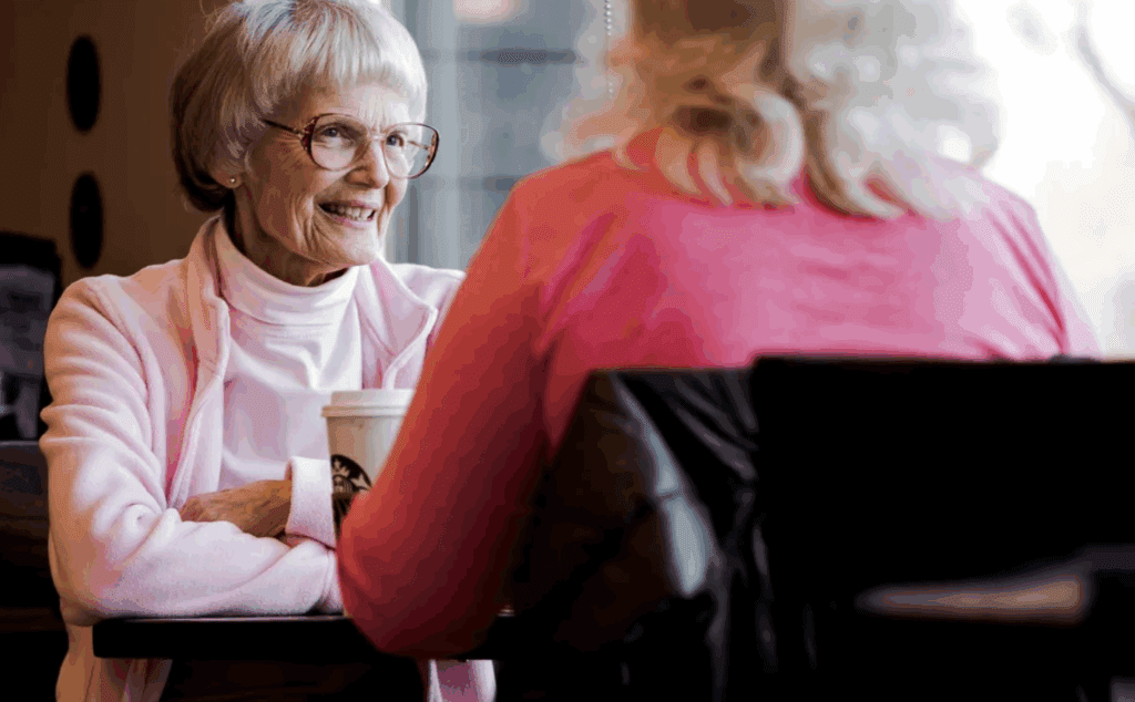 Ingen från hennes familj dök upp på vårt café äldre stammis födelsedag - men jag försökte fixa det