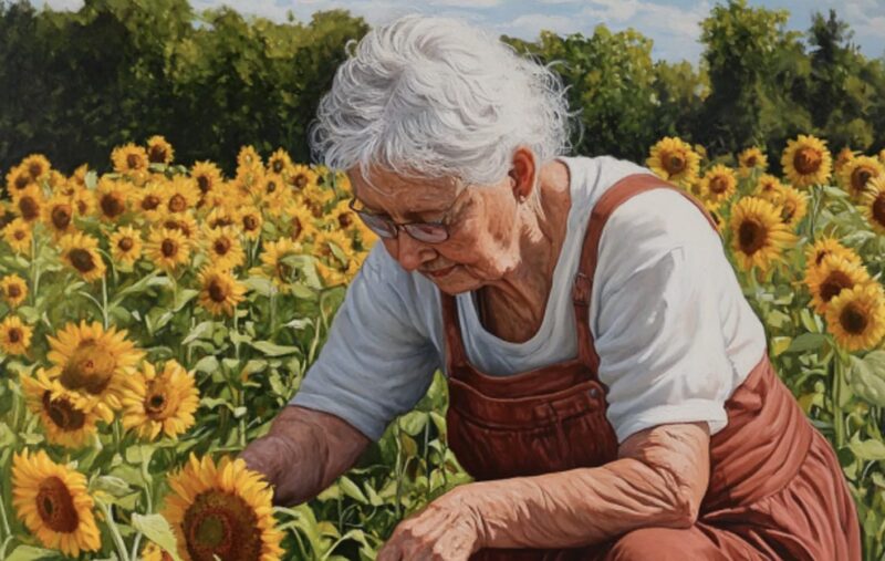 Min granne hällde cement över min blomsterträdgård för att bina irriterade honom - han förväntade sig aldrig återbetalning från "Sweet Old Lady" bredvid