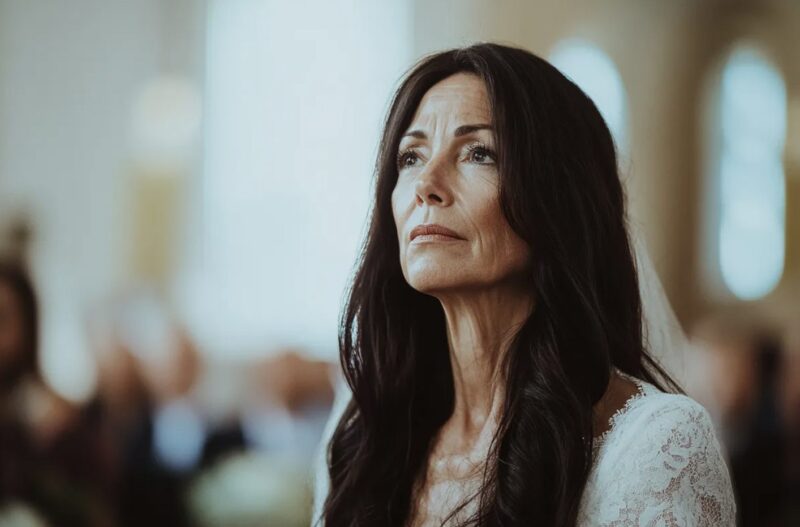Min blivande svärmor dök upp till mitt bröllop i en klänning identisk med min – men min brudgums reaktion fick hela kyrkan att tystna