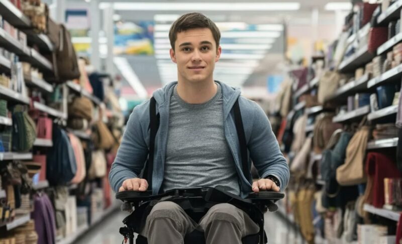 Man i Walmart krävde att jag skulle ge upp min rullstol för sin trötta fru – Karma fick honom innan jag kunde