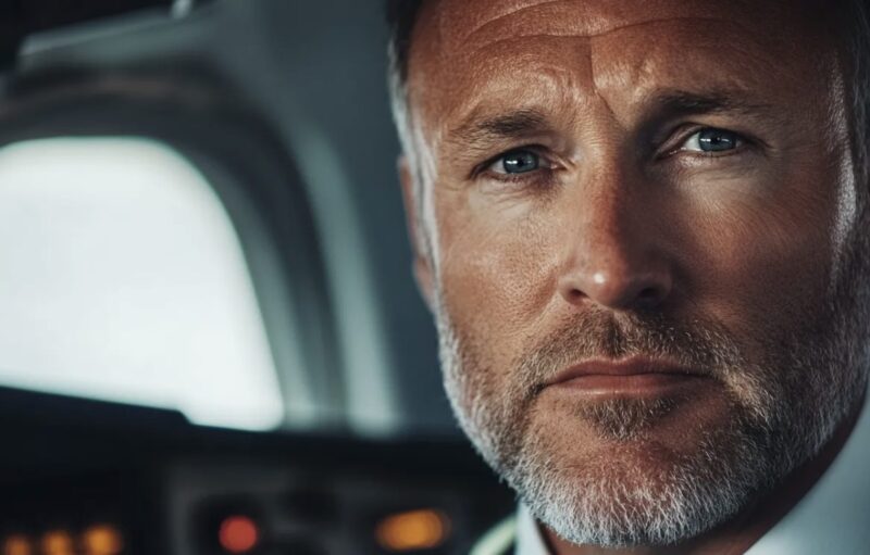 Flygvärdinnan kom fram till mig och sa: "Stanna kvar efter landning, piloten vill prata med dig personligen."