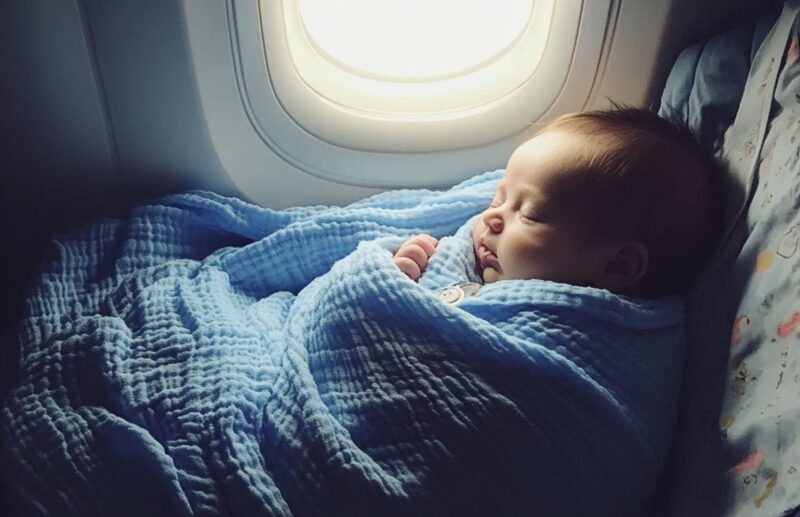Kvinna lämnar nyfödd i business class-flygplansstol, bestämmer sig för att hitta honom 13 år senare