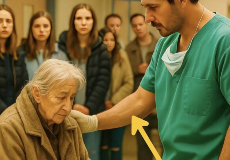 Folk skrattade åt den stackars gamla damen i sjukhusets väntrum tills en berömd kirurg kom ut och sa detta...