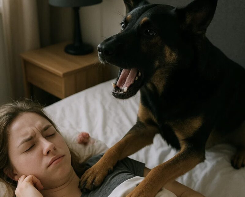 Min hund försökte väcka mig klockan 7 – Sedan såg jag något läskigt