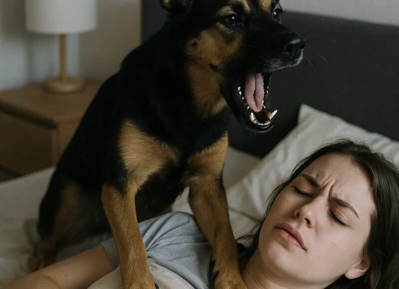 Min hund försökte väcka mig klockan 7 – Sedan såg jag något läskigt