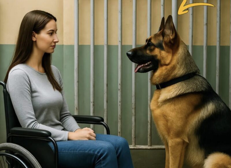 En flicka i en barnvagn kom till djurhemmet och ville ta hem den farligaste hunden: när herden såg flickan började hon skälla, och sedan gjorde hon så här...