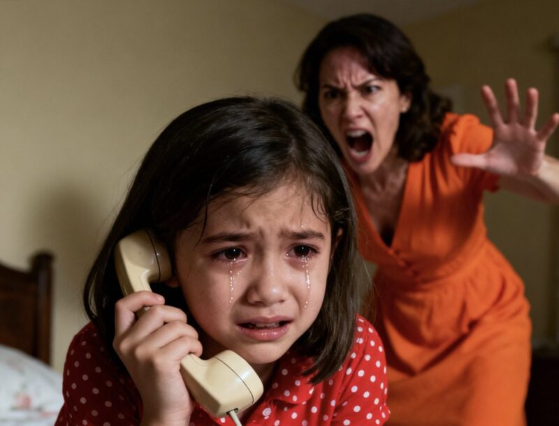 Telefonen ringde och min dotters röst bröts genom tårarna. ”Mamma… Pappas flickväns pojkvän slog mig igen. Han sa att om jag säger det till dig så kommer han att skada dig också.”