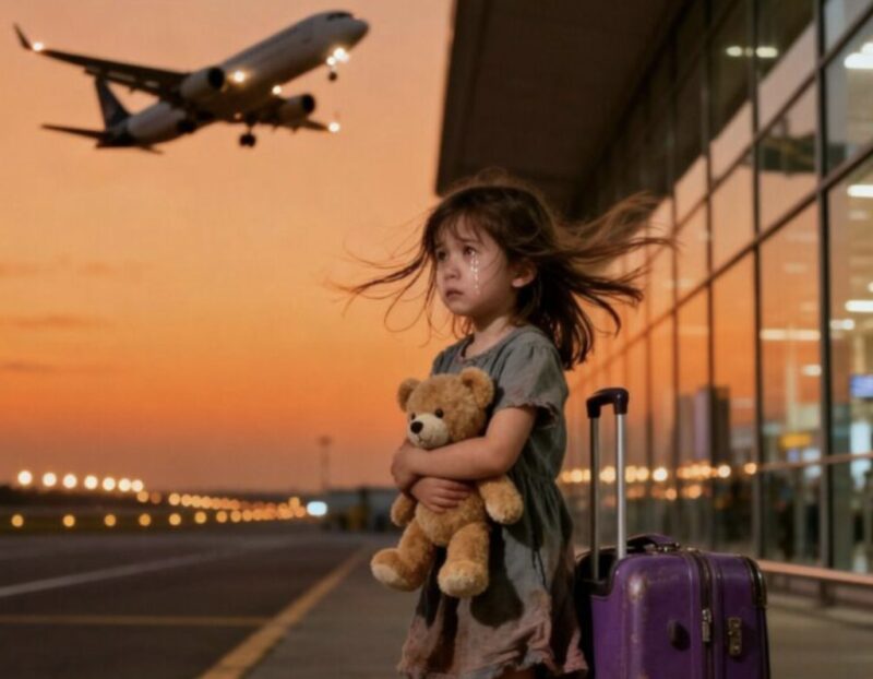 Min mamma övergav mig på flygplatsen när jag bara var 8 år – och lämnade mig med ingenting annat än en ryggsäck, så att hon kunde flyga iväg med sin nya man och hans barn. När hon kom tillbaka var mitt rum tomt ... och juridiska papper väntade ...