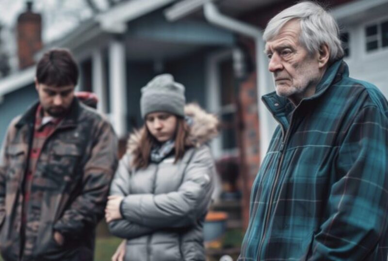 Miljonärssonen återvänder till huset han byggde åt sina föräldrar – bara för att upptäcka att hans bror tvingat ut dem i regnet, och när hans pappa viskade "Vi hade inget val", lämnade det som hände sedan alla mållösa...