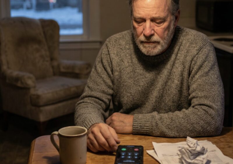 ”Jag log när min son sa att jag inte var välkommen till jul – sedan körde jag iväg. Två dagar senare berättade 18 missade samtal att jag hade haft rätt hela tiden.”