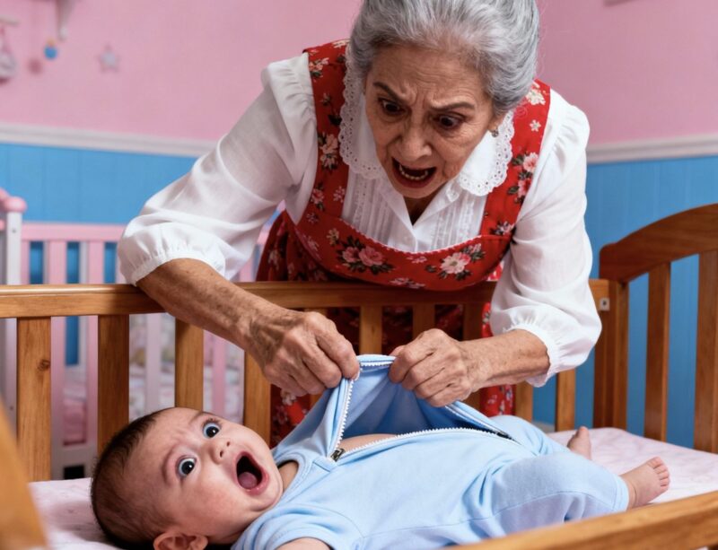 Min son och hans fru bad mig att ta hand om deras två månader gamla bebis medan de gick och handlade. Men oavsett hur mycket jag höll honom, slutade den lille inte gråta desperat. Något var fel. När jag lyfte hans kläder för att kolla hans blöja, frös jag till. Det var… något otroligt. Mina händer började darra. Jag tog snabbt tag i mitt barnbarn och sprang ut mot sjukhuset…