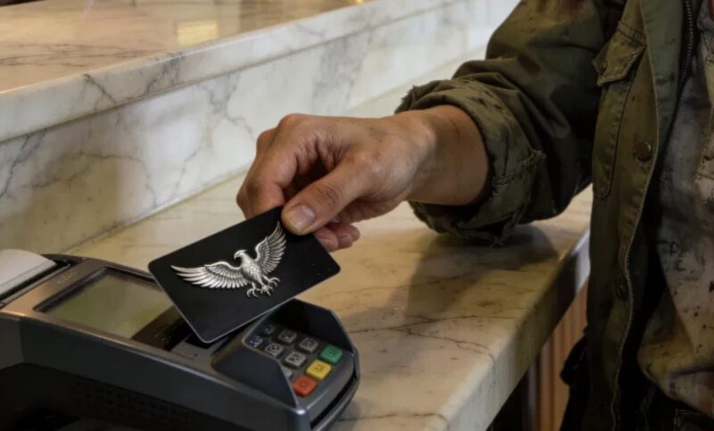 Min man sparkade ut mig med bara en resväska – så jag använde äntligen det hemliga svarta kortet som min döende far gav mig… Det som hände sedan lämnade banken i kaos…