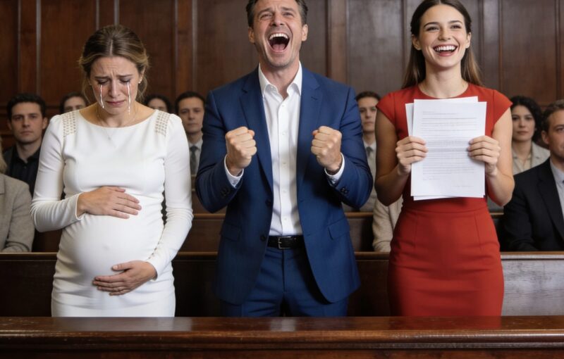 Jag var gravid i åttonde månaden när min miljardärmake flinade tvärs över rättssalen och sa: ”Du kommer att gå därifrån utan någonting, Allison.” Han tyckte att min bebismage gjorde mig svag.
