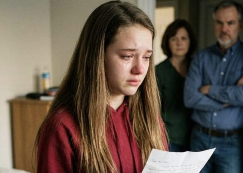 Medan jag var på resa i jobbet vaknade min 14-åriga dotter av en lapp från mina föräldrar: ”Packa dina saker och flytta ut. Vi måste göra plats för din kusin. Du är inte välkommen.”