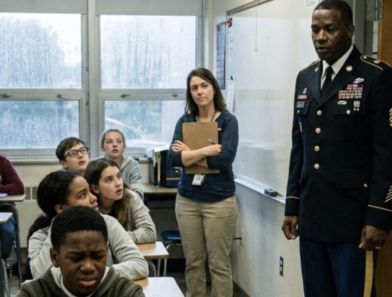 ”Min pappa jobbar på Pentagon”, viskade pojken, vilket utlöste skratt och misstro hos klasskamrater och till och med hans lärare. Minuter senare ekade tunga stövlar i korridoren när en högt uppsatt officer kom in, visade upp sitt ID och frågade kallt: ”Vem kallade min son för lögnare?”