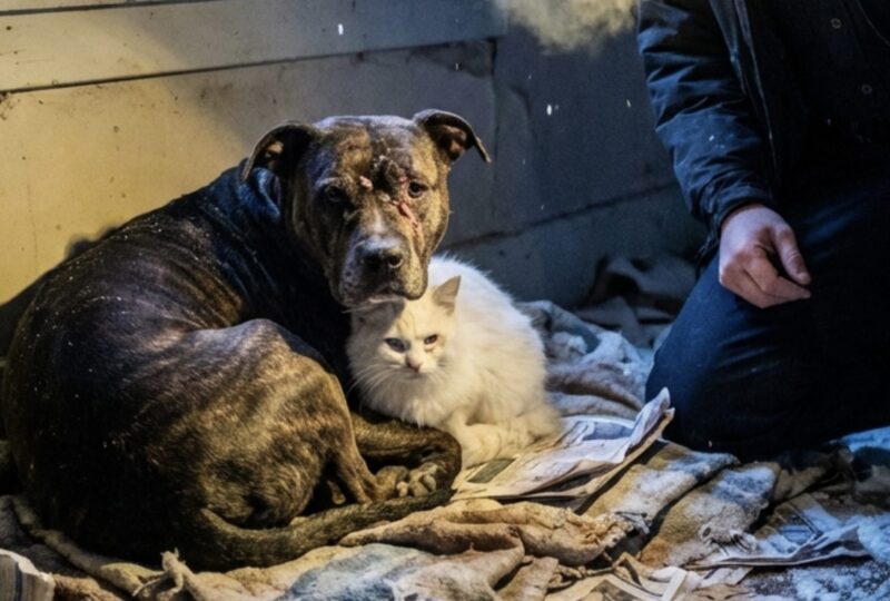 En ärrad pitbull skyddar en blind katt, räddar en bortglömd veteran och bekämpar en värld som är snabb att döma, där rädsla blir viral men lojalitet, sanning och kärlek vägrar att tystas.