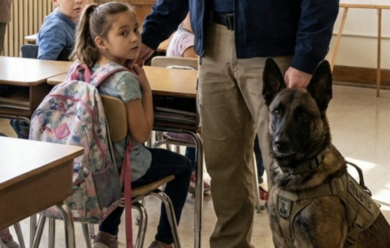 ”Be om ursäkt till min dotter – nu”, krävde en rasande pappa efter att en lärare avfärdade honom som ”bara en marinsoldat”. Ögonblick senare anlände marinsoldaten till skolan med sin lojala hundpartner, vilket förvandlade den spända konfrontationen till något ingen förväntade sig.