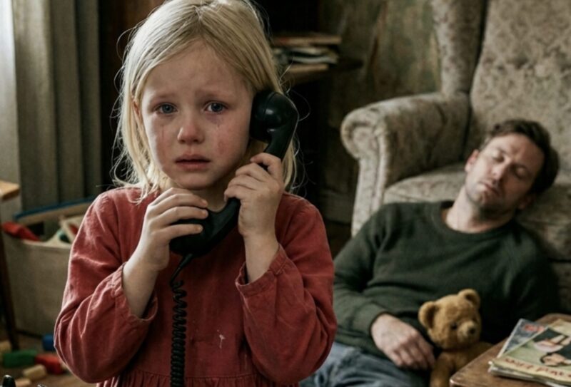 ”Mamma… snälla hjälp! Kom hem nu!” ropade min tioåriga dotter med darrande röst. Jag rusade hem i panik, bara för att finna min dotter och min man liggande medvetslösa.