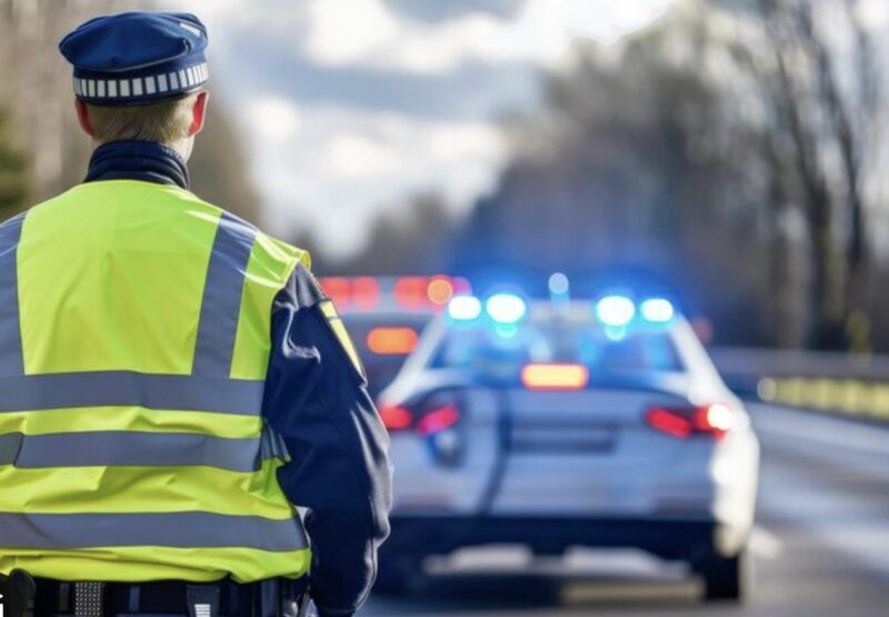 Min fru blev stoppad för fortkörning, och efter att polisen kontrollerat hennes körkort bad han mig att kliva ur bilen. Hans ansiktsuttryck blev allvarligt. ”Herrn, ni måste lyssna noga på mig.”