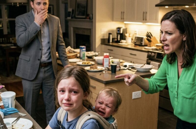 Klockan 15.00, mitt under ett viktigt företagsmöte, ropade min 9-åriga dotter gråtande: ”Pappa, snälla kom hem – min rygg gör så ont”, efter att ha tvingats bära sin lillebror i 10 timmar.