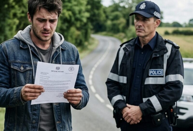 Min fru blev stoppad för fortkörning, och efter att polisen kontrollerat hennes körkort bad han mig att kliva ur bilen. Hans ansiktsuttryck blev allvarligt. ”Herrn, ni måste lyssna noga på mig.”