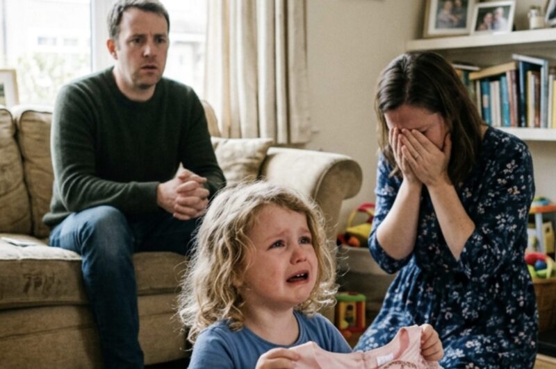 Till min dotters 8-årsdag skickade mina föräldrar henne en rosa klänning i present. Hon verkade glad först, men sedan frös hon till. ”Vad är det här, mamma?” Jag tittade närmare och mina händer började skaka. Jag grät inte.