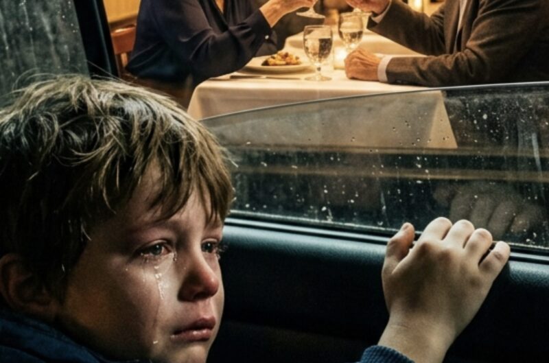 Min 8-årige son kom hem, kramade mig och viskade: ”De åt på en restaurang medan jag väntade i bilen i två timmar.” Jag ställde inga frågor. Jag bara tog mina nycklar, körde till föräldrarnas hus, gick in och utan att tänka två gånger gjorde jag detta…