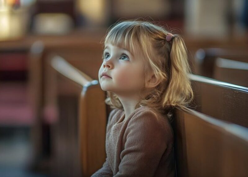 När jag var fyra år gammal satte min mamma mig på en bänk i en kyrka och sa: ”Stanna här. Gud kommer att ta hand om dig.” Sedan vände hon sig om och gick därifrån, leende, hand i hand med min pappa och syster.
