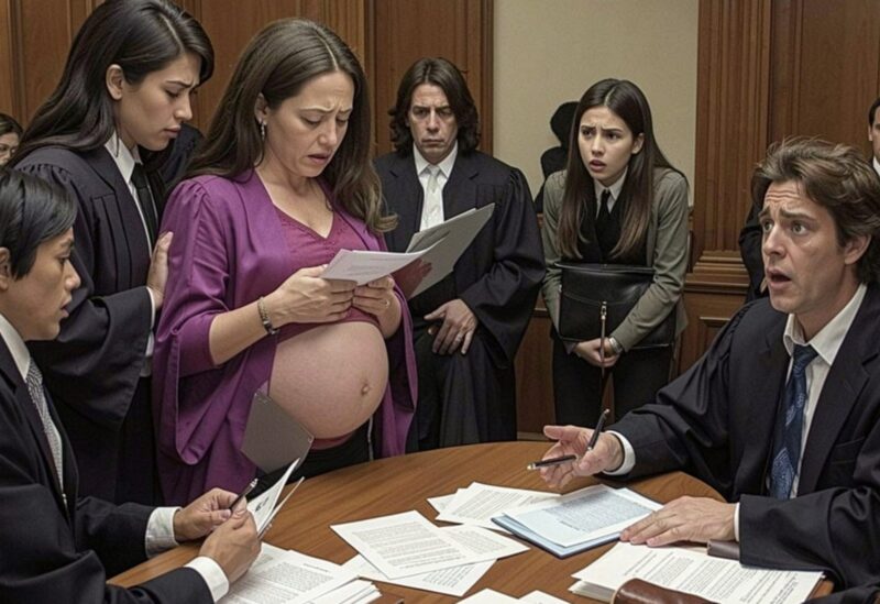 En gravid hustru begärde skilsmässa hos domaren och gav sin man allt medan hans älskarinna skrattade – men rättssalen blev tyst när domaren förde in en liten flicka som avslöjade vad hennes far och den ”elak damen” hade gjort.