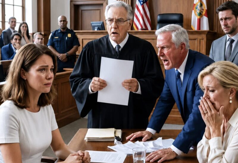 Mes parents sont entrés au tribunal persuadés que les sept maisons de vacances dans les Keys, en Floride, leur appartenaient, et ma mère a calmement déclaré que je ne devais pas recevoir un centime. Mais tout a basculé.
