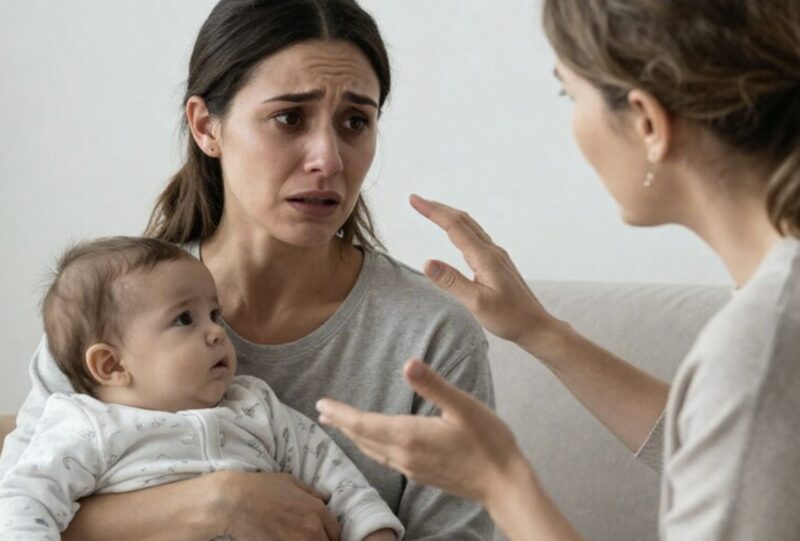 Jag födde min dotter utan någon vid min sida – och bara några timmar senare skickade min mamma ett sms till mig där det stod: ”Din systers barn behöver nya telefoner. Skicka 2 000 dollar.”